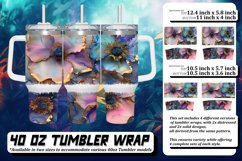 Summer Petals: Flower Tumbler Design Product Image 1