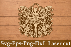 Butterfly Laser Cut Svg Design Product Image 1
