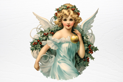 Vintage Christmas Cinema Clipart PNG Product Image 3