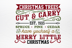 Farmhouse Christmas Sign SVG Product Image 3