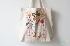 Back To School Goose Sublimation Clipart Product Image 4