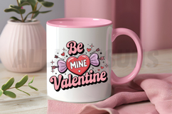 Be Mine Valentine Sublimation, Valentine Card PNG Design Product Image 3
