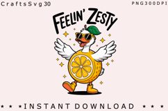 Funny Lemon Summer Positive Bundle Png Product Image 4