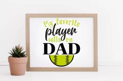 Softball dad svg, softball shirt svg, softball svg Product Image 2