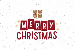 Watercolor Christmas Round Ornament, Christmas Mouse PNG Product Image 3