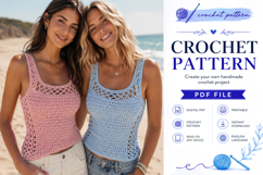 Summer Crochet Tank Top Pattern PDF Product Image 5