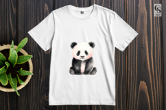 Cute Baby Panda Clipart Sublimation PNG Product Image 2