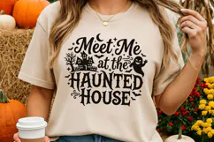 Meet Me At The Haunted House Svg, Scary Halloween Svg. Product Image 4