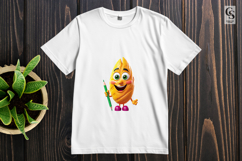 Cute Peanut Characters Clipart Sublimation PNG Product Image 2
