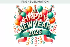 New Year's Eve PNG Digital Design for Holiday Shirts Product Image 4