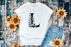 A to Z Floral Alphabet SVG, PNG Product Image 4