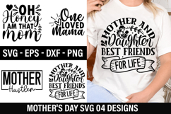 Mother&#039;s Day SVG Design - Mother and Daughter Best Friends Product Image 1