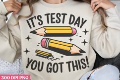 Its test day, PNG, Teachers Testing Day PNG Product Image 3