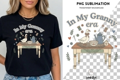 In My Granny Era PNG Sublimation | Vintage Cottagecore Goose Product Image 3