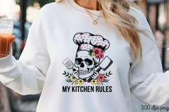 MY KITCHEN RULES PNG, Vintage Kitchen Sublimation Product Image 3