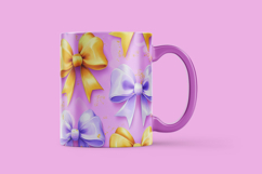 Gold Ribbon Bows Digital Paper Product Image 3