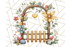 Whimsical Fairy Village Clipart PNG for Kids, Fairytales Png Product Image 3