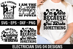 Electrician SVG Design - I m Silently Judging Your Wiring Product Image 1
