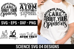 Science SVG Design - Never Trust An Atom They Make Product Image 1