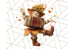 Autumn Circus Performers Clipart Vintage Characters PNG Product Image 3