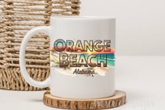 Orange Beach Alabama PNG, Vintage Gulf Coast Sublimation Product Image 4