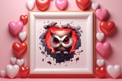 Valentine Broken Heart Animal Clipart, Valentines Couple Product Image 3