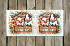 Funny farm | farmhouse Mug sublimation design bundle Product Image 3