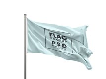 Waving Flag Mockup Template Product Image 4