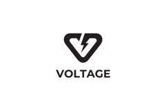 Voltage Letter V Vector Logo Design Product Image 3