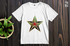 Tribal Star Ornament Clipart Sublimation PNG Product Image 2