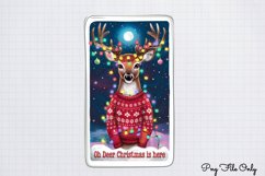Funny Christmas Tarot Card Sublimation Clipart PNG Product Image 1