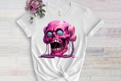 Halloween Pink Ghost Sublimation Clipart, Halloween PNG Product Image 3