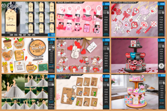 Valentine&#039;s Day Laser Cut Mega Bundle|Love Day SVG|Gift Idea Product Image 5