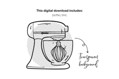 Baking Supplies SVG PNG Clipart Product Image 4