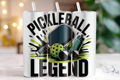 Pickleball Legend Tumbler Wrap | Sublimation | Tumblers Product Image 1