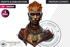 Mystic Mage Portrait Fantasy Sorcerer &amp; Wizard PNG Clipart Product Image 1