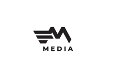 Media Letter M Logo Design Vector Product Image 3