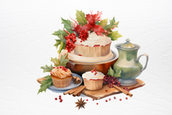 Christmas Holiday Baking Clipart PNG Product Image 3