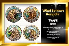 Pangolin Wind Spinner Sublimation - 04 Variati Product Image 1