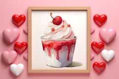 Watercolor Valentines Day Clipart, Christmas Clipart Product Image 3