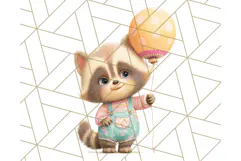 Tiny Carnival Friends Clipart PNG, Animal Fair Festival Product Image 3