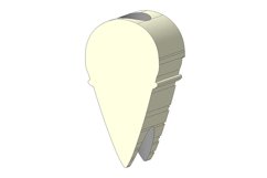 Ice Cream Straw Topper STL File for 3D Printing. Product Image 4