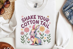 Shake your cotton tail PNG, Easter Design Sublimation PNG Product Image 3