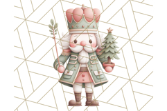 Nutcracker Clipart, Festive Holiday Toy Soldier PNG Art Product Image 3