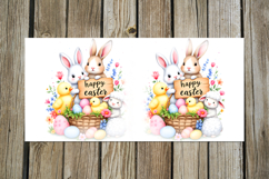 Watercolor Easter | spring Sublimation Mug design PLUS Product Image 3