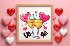 Valentine Vintage Love Clipart, Christmas Clipart Product Image 3