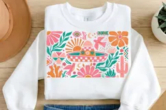 Boho Sombrero PNG, Mexican Fiesta PNG Product Image 1