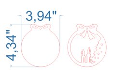 Candles Christmas Tree Toy SVG laser cut file for Glowforge Product Image 4