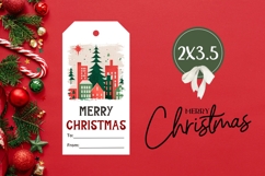 Christmas City Gift Tags, Christmas Tags Designs Product Image 3