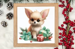 Christmas Baby Animals Clipart, Christmas Animal Safari Product Image 3